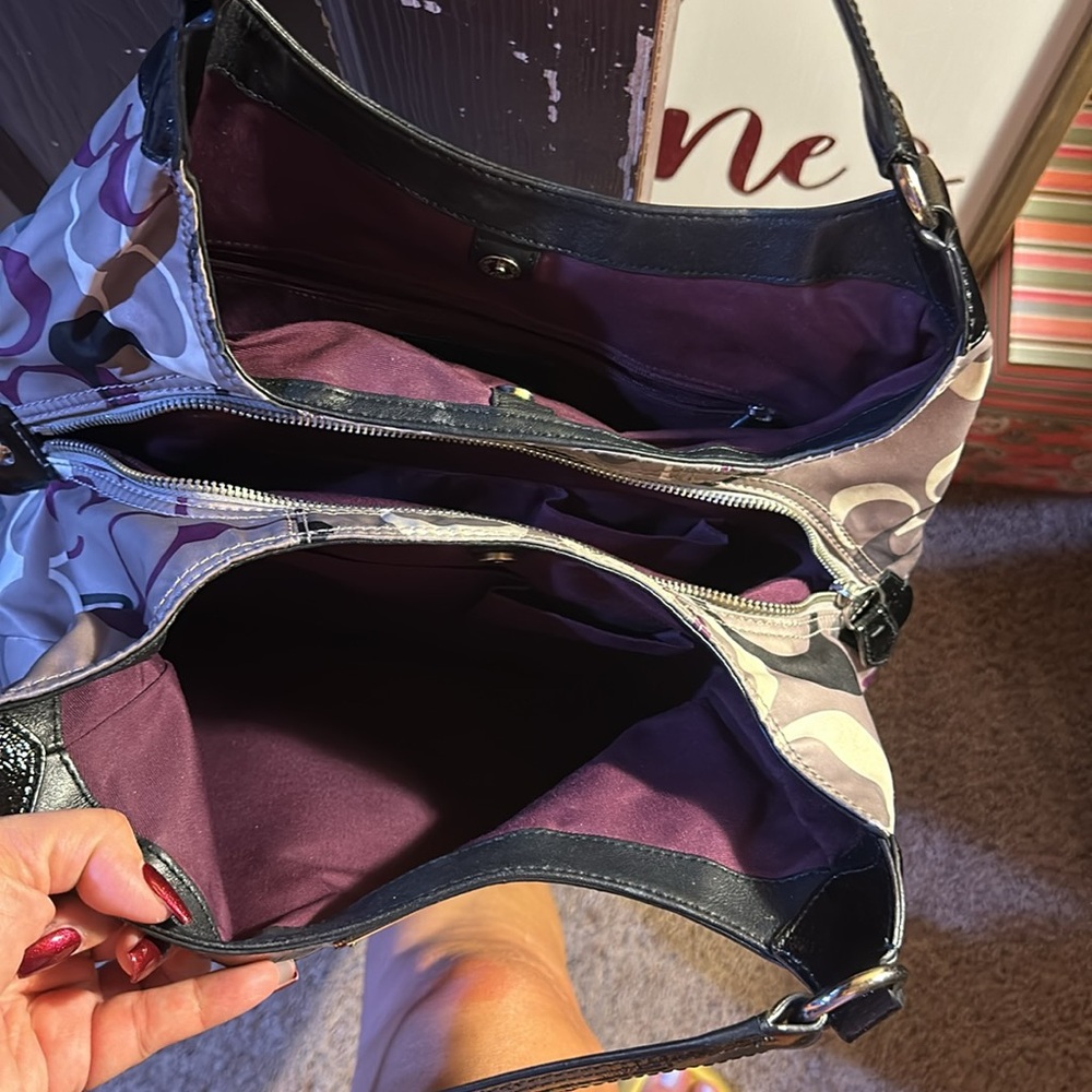 Beautiful Multi Colored Coach Bag - image 2